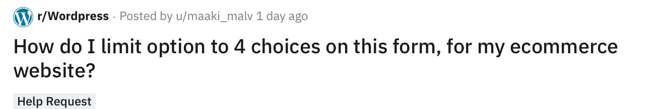 r/wordpress post
