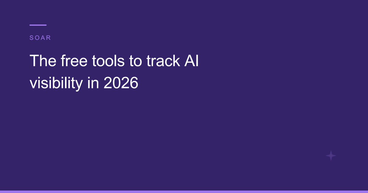 Free AI visibility tracking tools in 2026