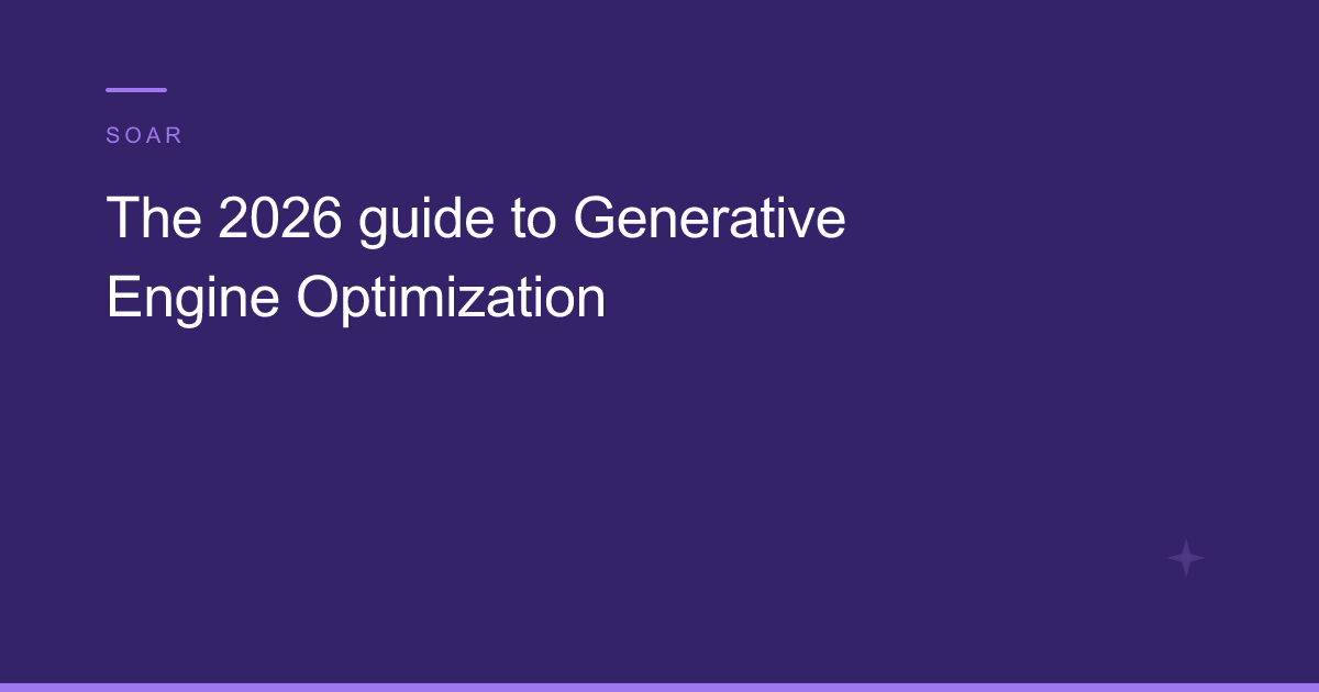 The 2026 guide to Generative Engine Optimization