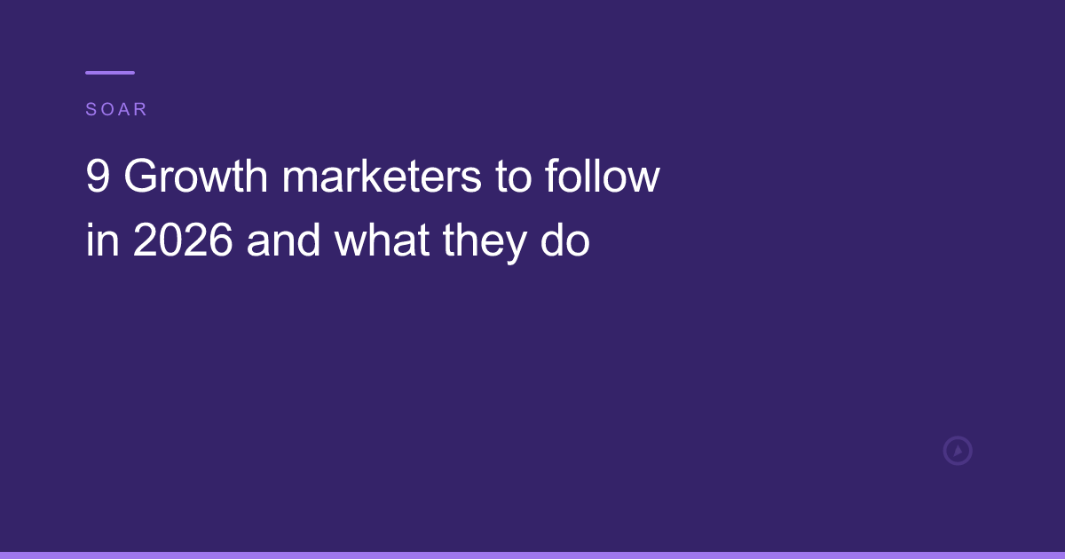 9 Growth marketers to follow in 2026 and what they do