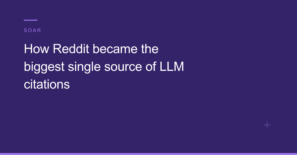How Reddit became the biggest single source of LLM citations